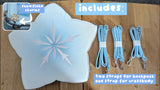 Snowflake Pochette Blue White Ita Bag