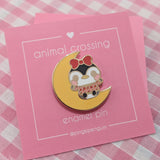 Aurora Crescent Moon Enamel Pin