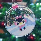 Aurora Winter Snow Globe Shaker Charm