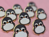 Tiny "Cece" Pink Bird Enamel Pin