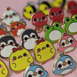 Tiny "Tofu" Yellow Chick Enamel Pin