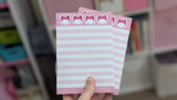 Cute Mini Frog "Sakura" themed A6 Notepad Memopad