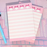 Cute Mini Frog "Sakura" themed A6 Notepad Memopad