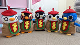 Penguin Plush Pals: Handmade Hotdog Costume