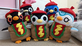 Penguin Plush Pals: Handmade Hotdog Costume