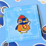 Hotdog Roald Enamel Pin