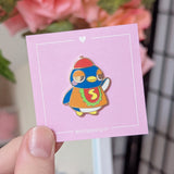 Hotdog Roald Enamel Pin