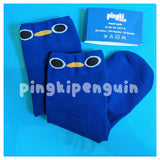 Pingki Penguin Kawaii Blue Buddy Crew Socks