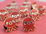 Tiny "Sakura" Pink Frog Enamel Pin