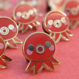 Tiny "Tako" Octopus Enamel Pin