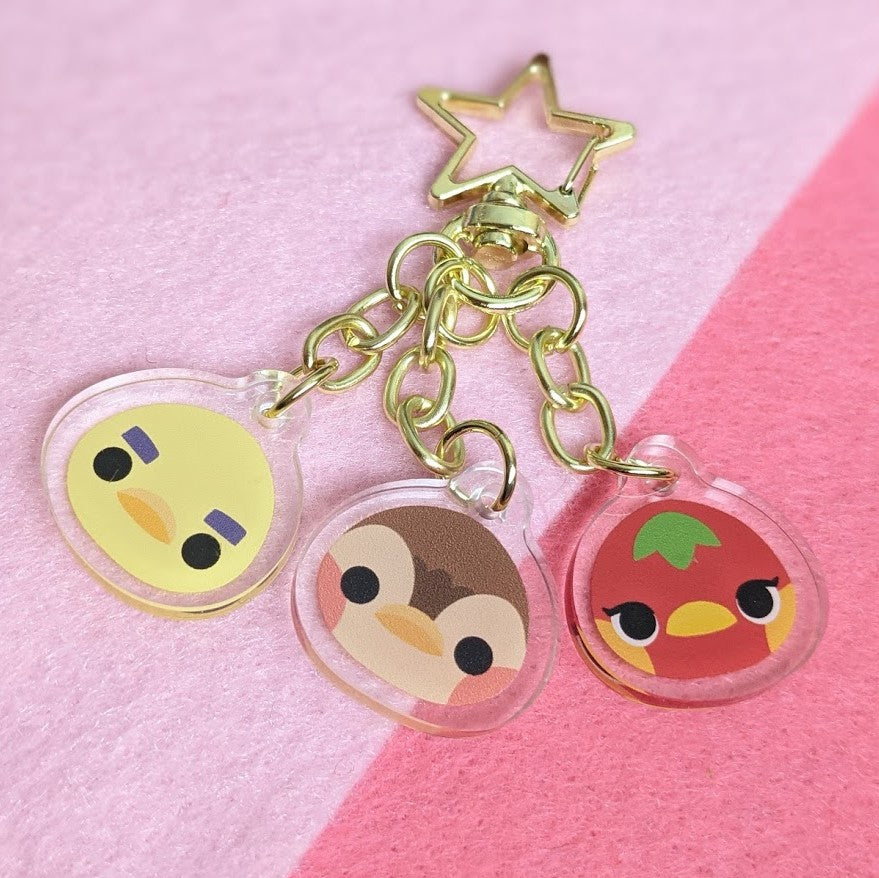 Acrylic Charms & Pins – Pingki Penguin