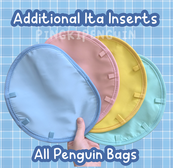 Additional Ita Bag Inserts: Penguin Bags (All Colours)