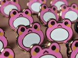 Tiny "Sakura" Pink Frog Enamel Pin
