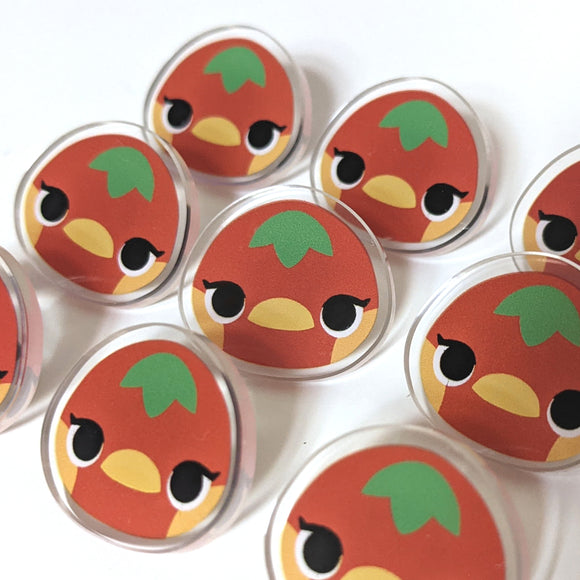 Ketchup Duck Acrylic Pin
