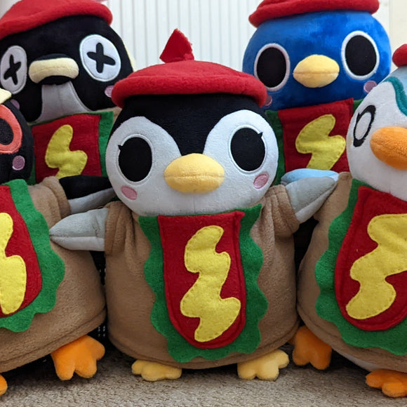 Penguin Plush Pals: Handmade Hotdog Costume